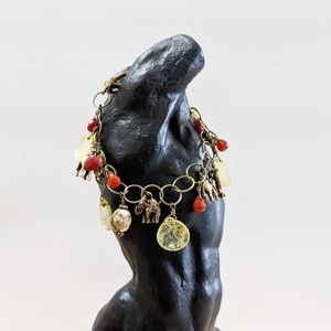 Lucky Brand Boho Charm Elephant Bracelet